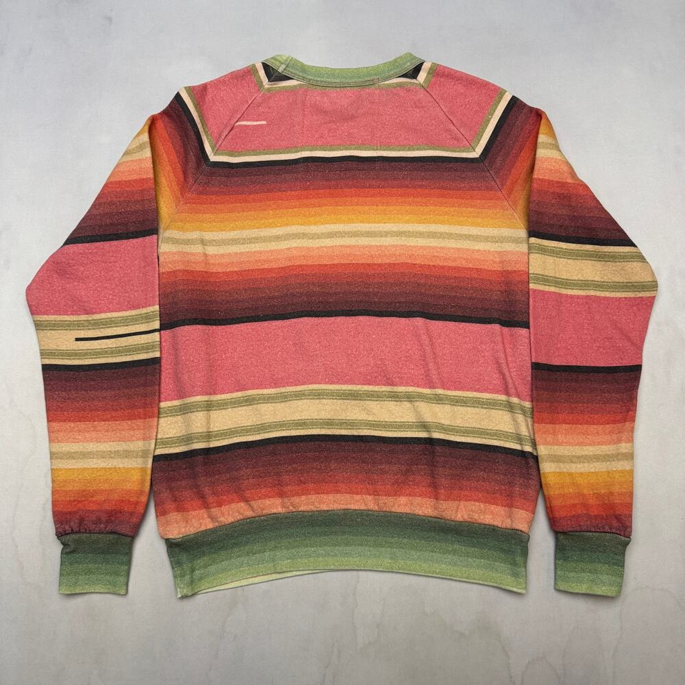 Aviator Nation Serape Bolt Stitch Crew Sweatshirt Women's XS Retro Rare - Picture 3 of 10